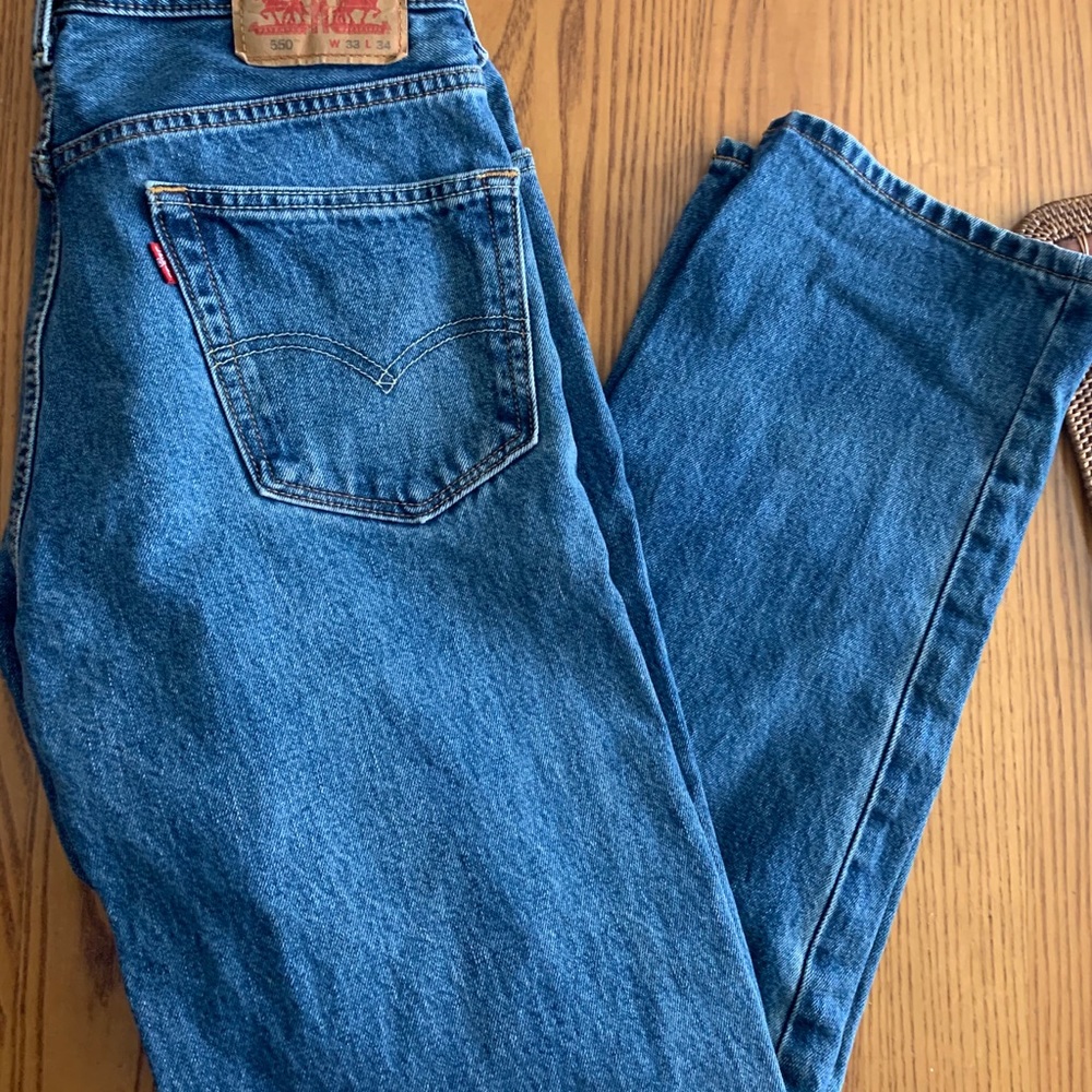 Men’s 550 Relaxed Fit Levi Jeans